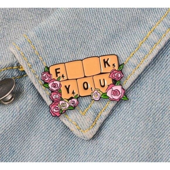 3 $20 Fck Off Enamel Pin - Picture 1 of 1